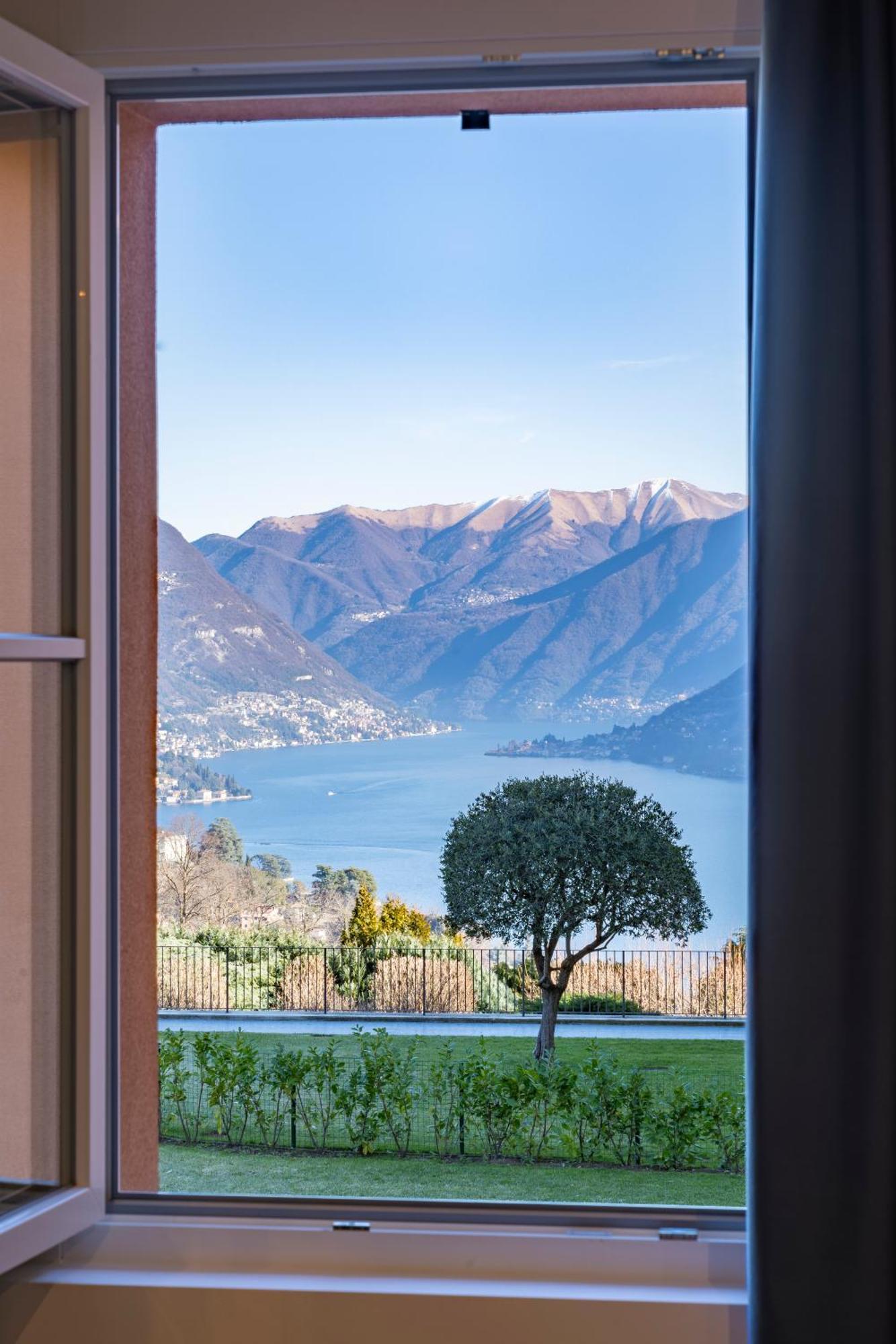 Alex'S Luxury Lake View Apt Pool And Tennis Como Kültér fotó